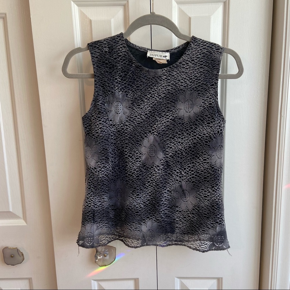 Jaipur Y2K Cropped Tank Top